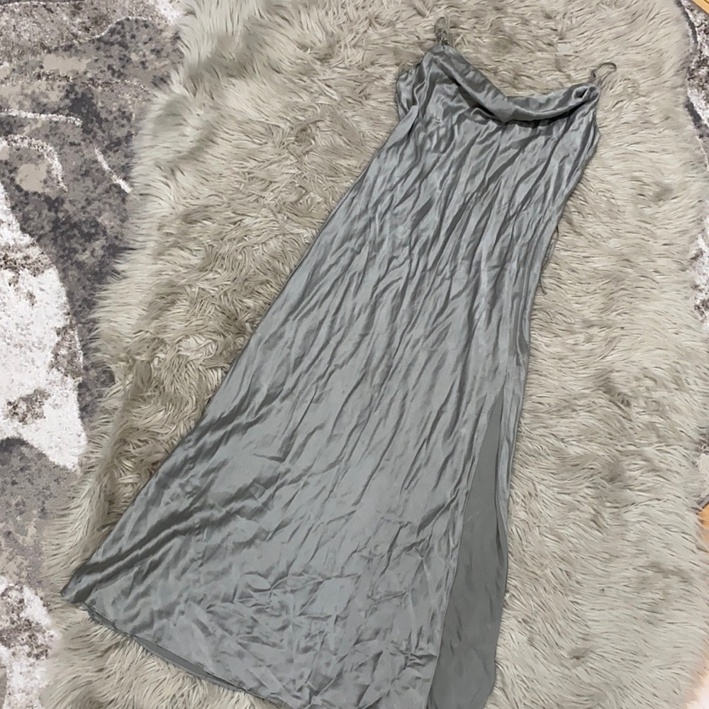 Victoria Secret silk slit dress